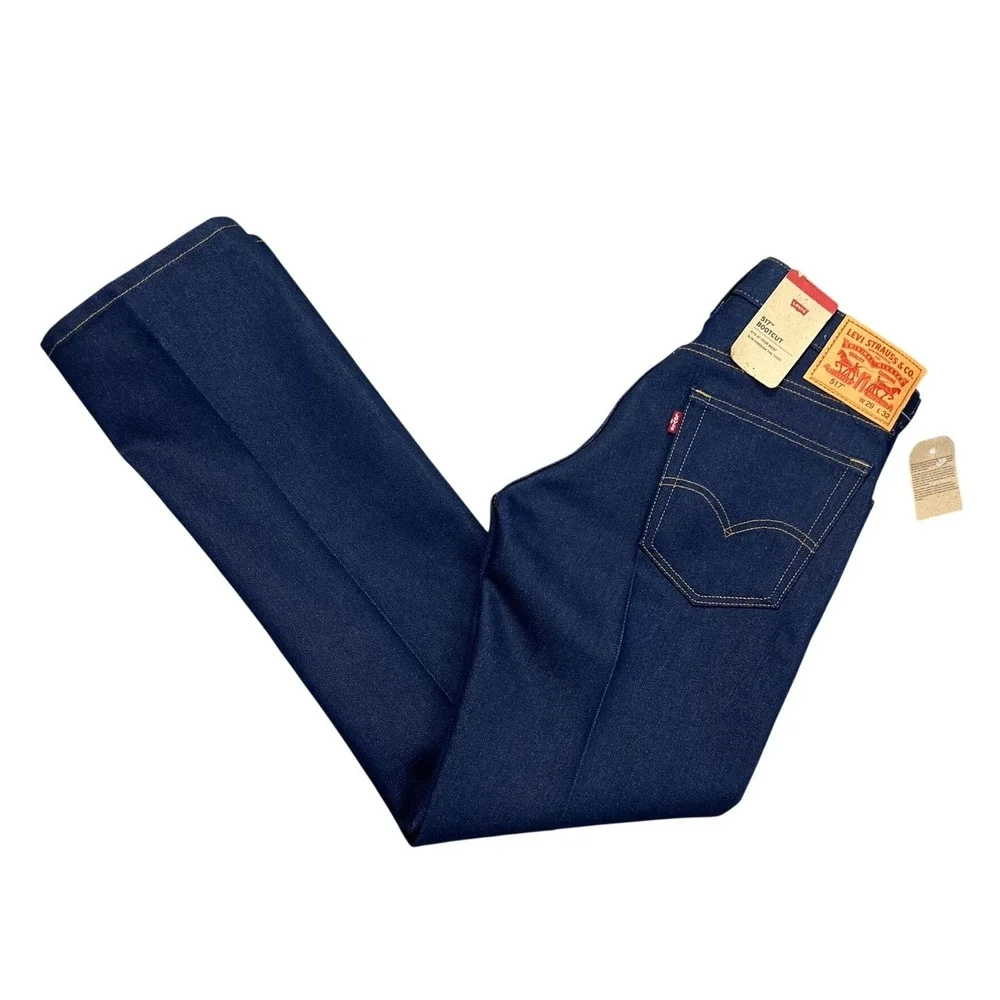 NEW Levis 517 Bootcut Jeans Mens 29x32 Rigid Indigo Blue Denim 100% Cotton Rodeo